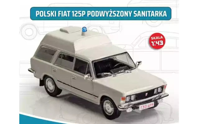 17 Polski Fiat 125p Podwyzszona sanitarka