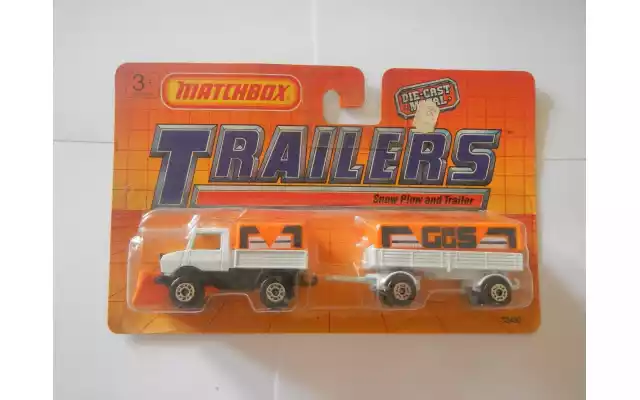 Matchbox Trailers TP-112 Snow Plow and Trailer