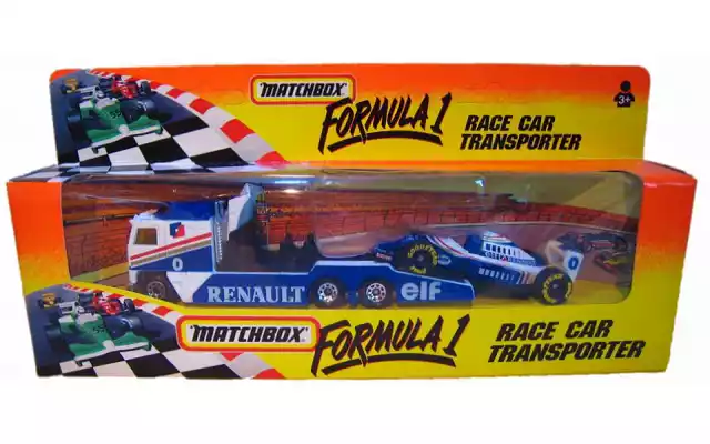 Matchbox Formula 1 Race Car Transporter Renault Elf