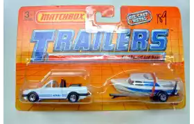 Matchbox Trailers TP-115 Ford Escort and Boat