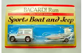 Matchbox Two Pack  Sports Boat and Jeep